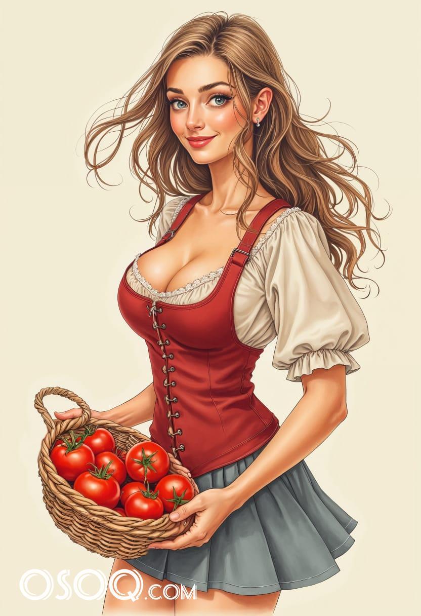 Cartoon tomato images 17