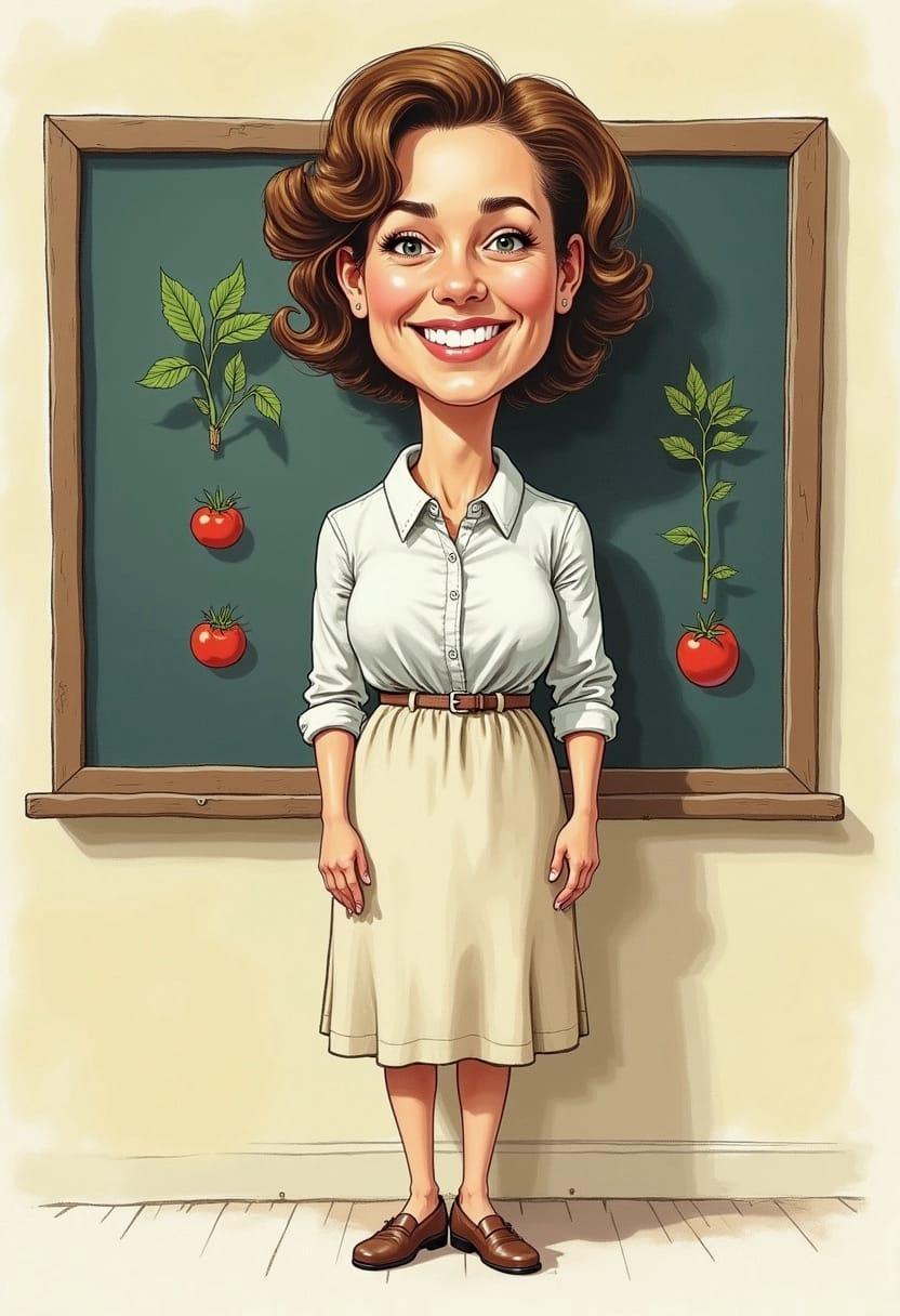 Cherry tomatoes cartoon 02
