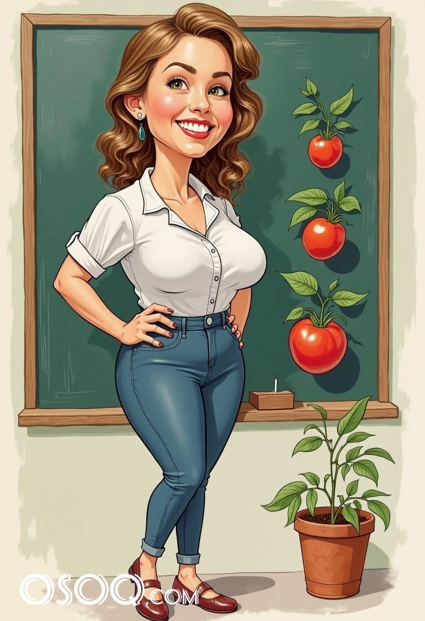 Cherry tomatoes cartoon 03