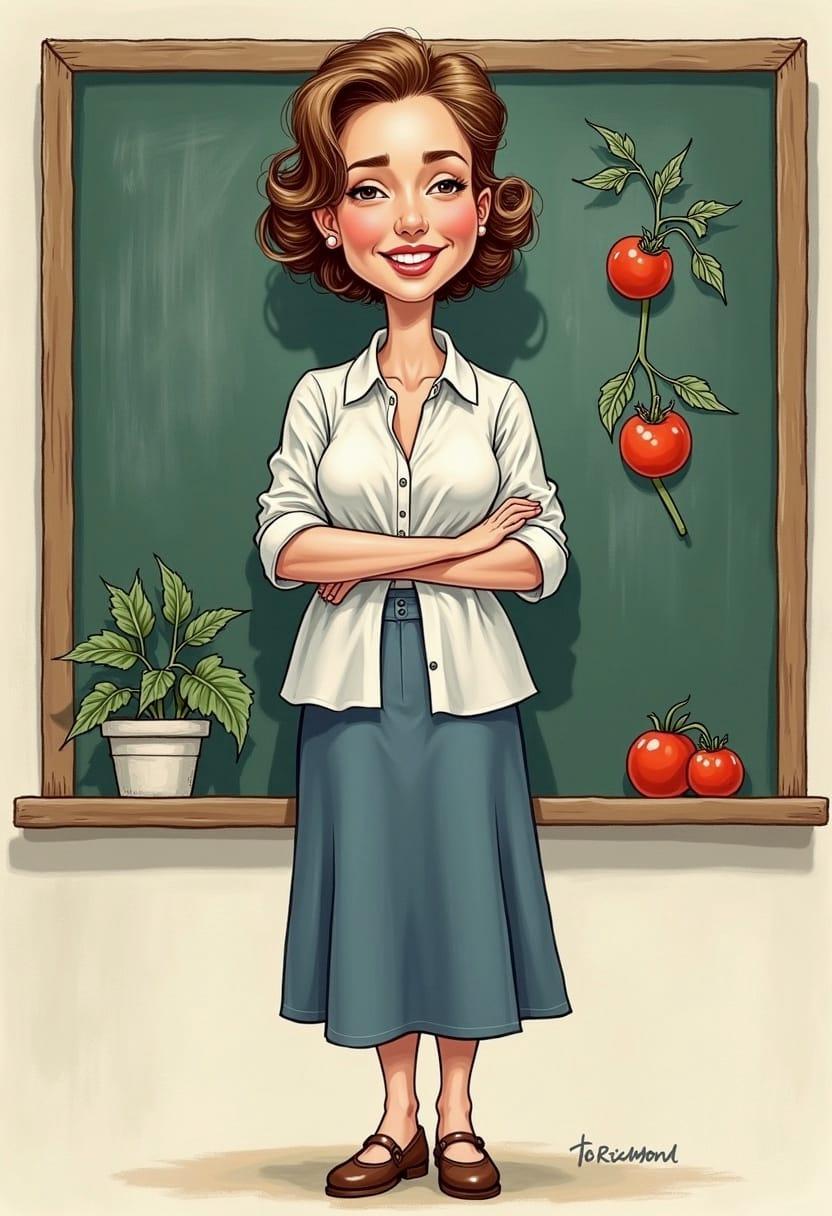 Cherry tomatoes cartoon 04