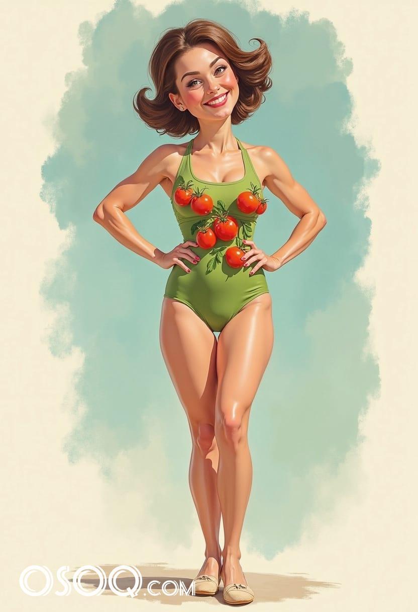 Cherry tomatoes cartoon 05