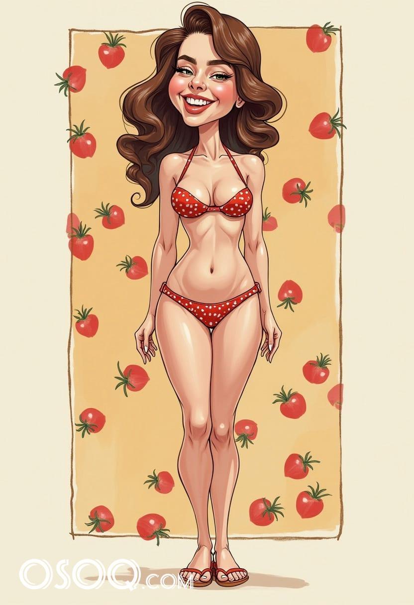 Cute cartoon tomato 01