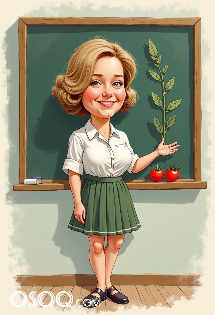 Cute cartoon tomato 03