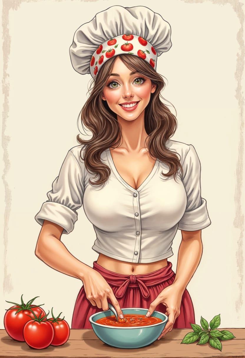 Cute cartoon tomato 12