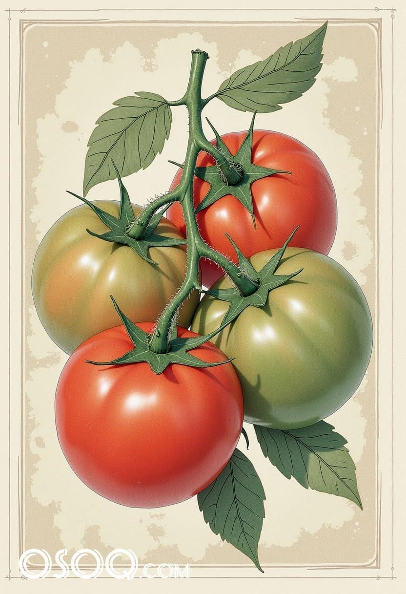 Picture of tomato plant leaves 01