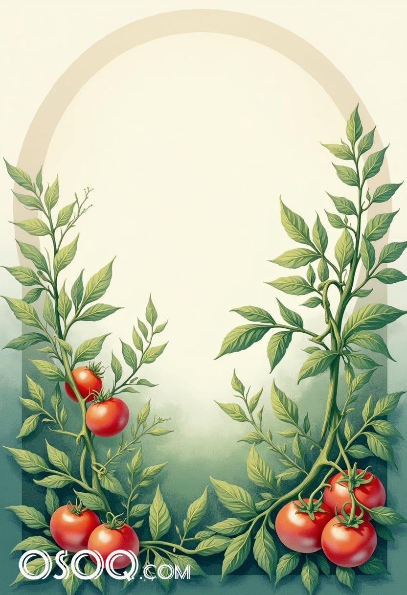 Picture ripe green zebra tomato 09