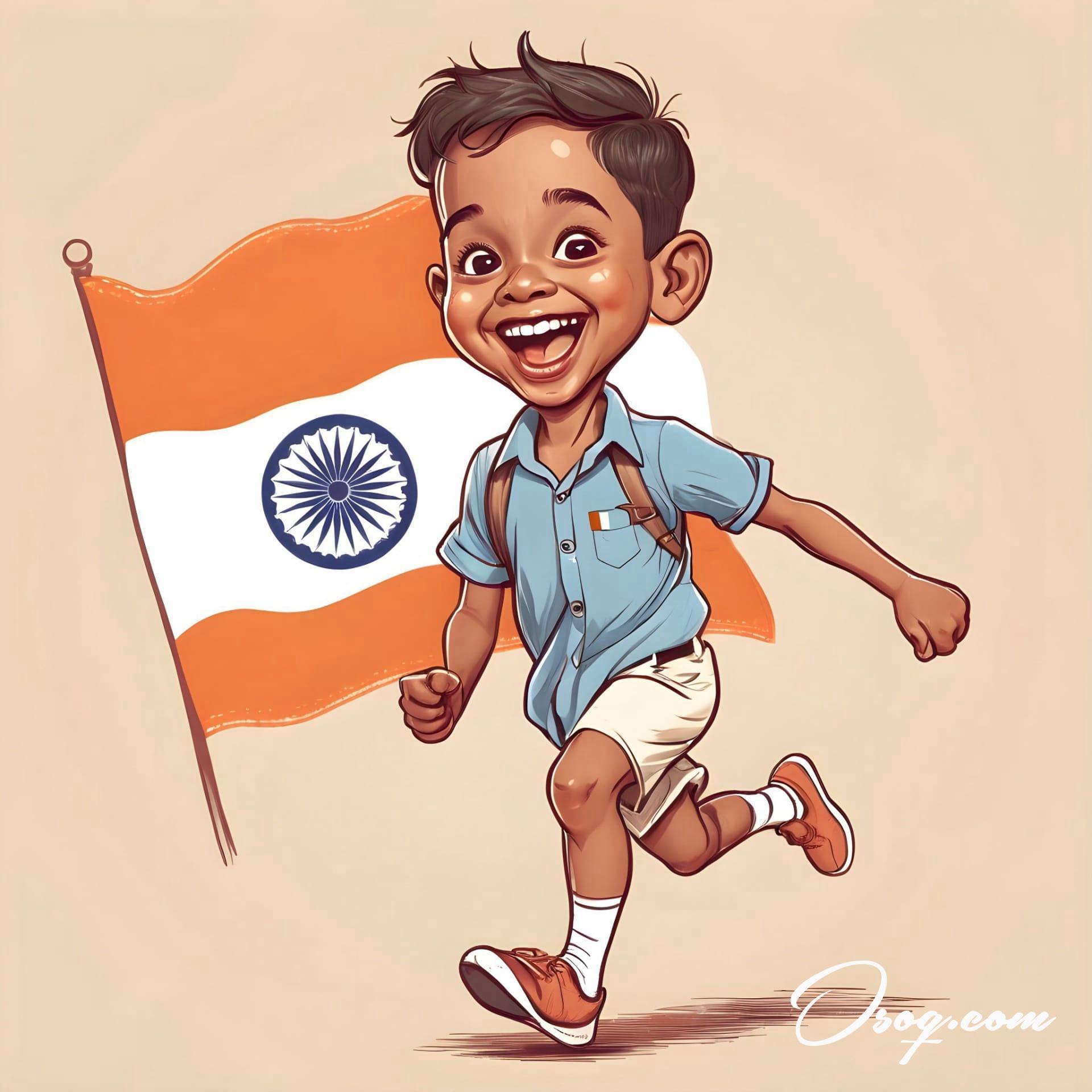 Cartoon of indian 04