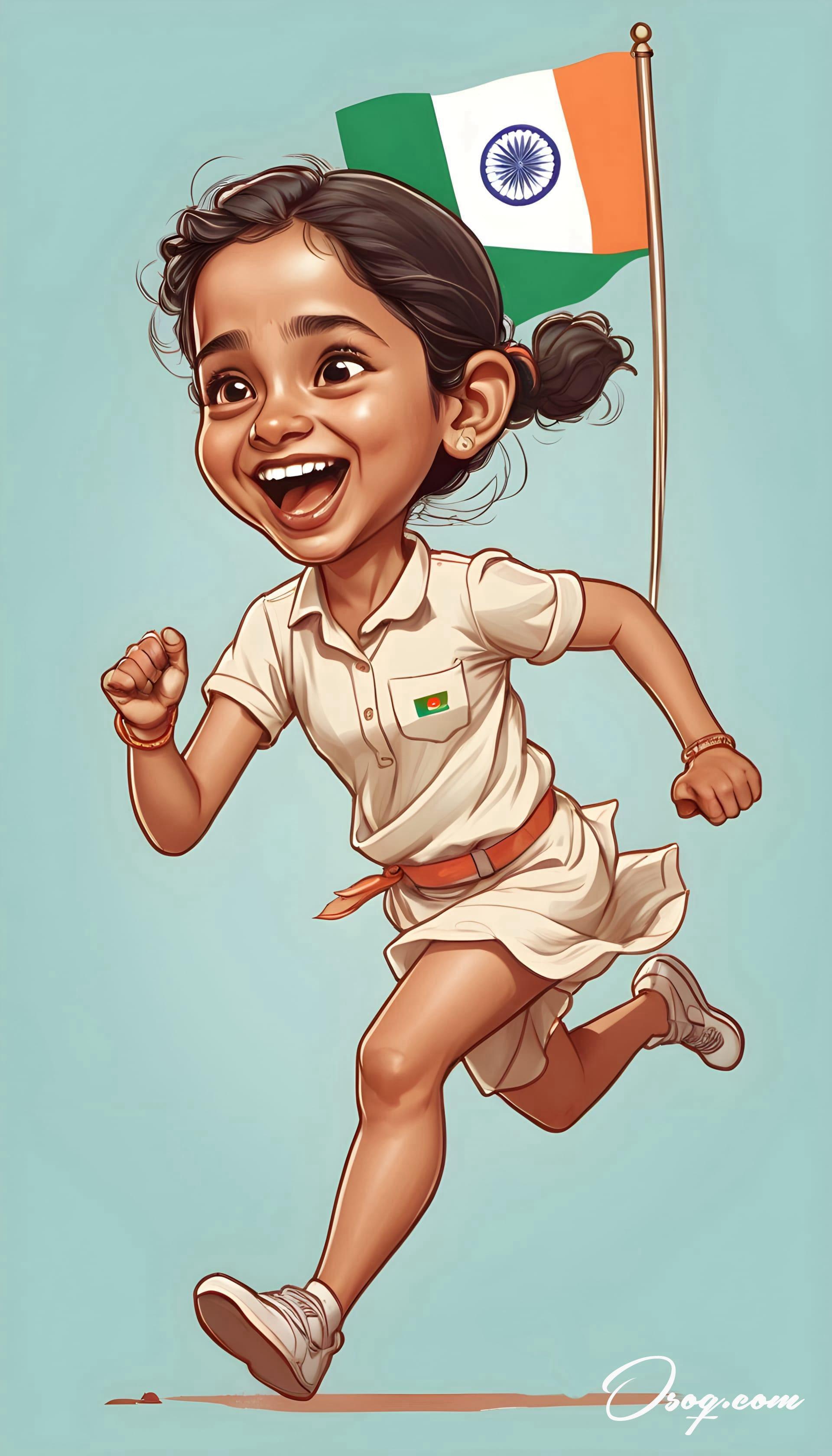 Cartoon of indian 06