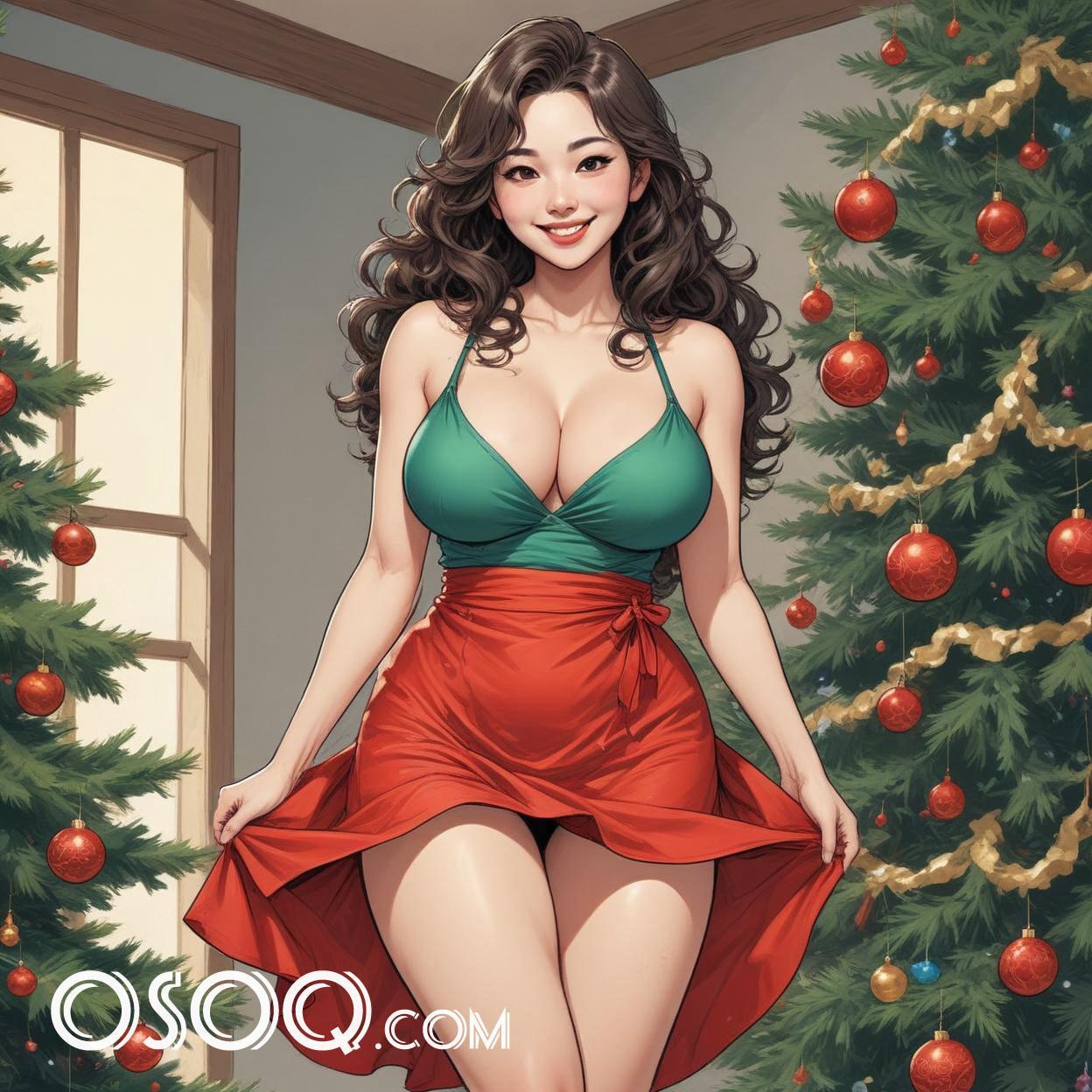 Chinese hong kong christmas cartoon drawing 20