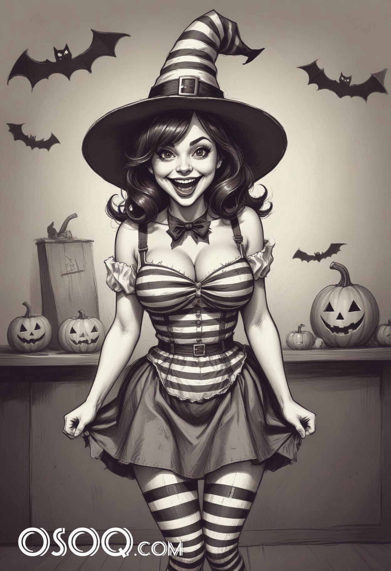 Last minute female halloween costumes ideas cartoon drawing 15