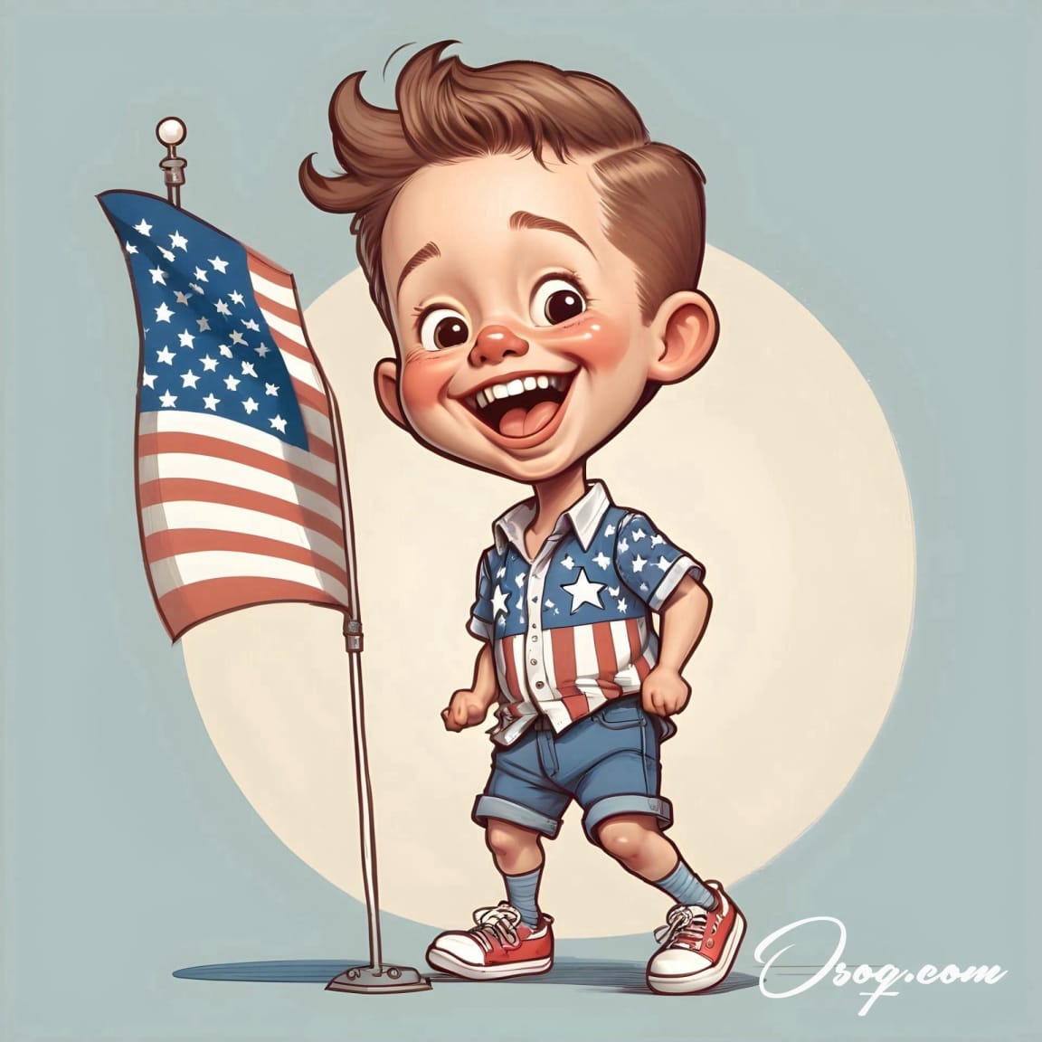 cartoon of america