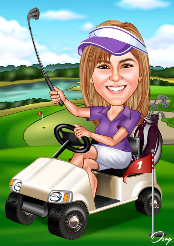Girl Golf Player