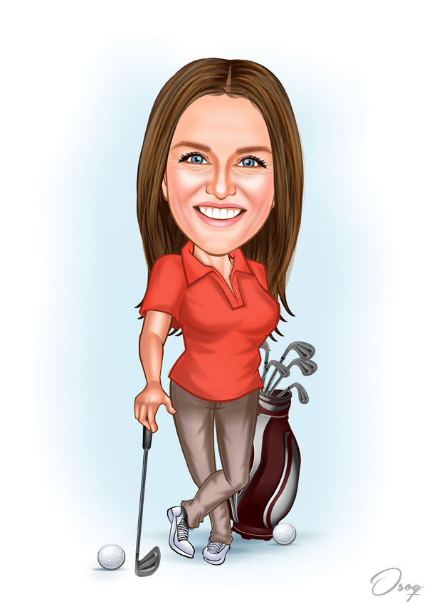 Woman Golf Player