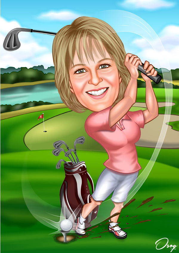 Woman Golf Player