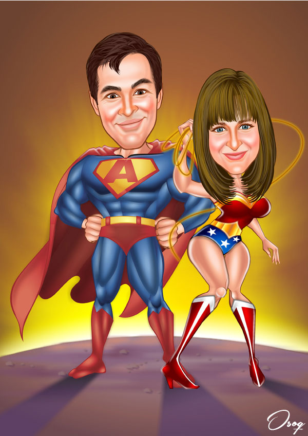 Super Hero Caricatures