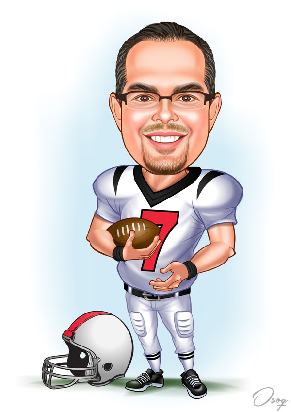 Football Caricature